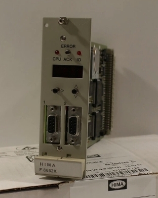 F8652X HIMA Central Module With Two Clock-synchronized Microprocessors